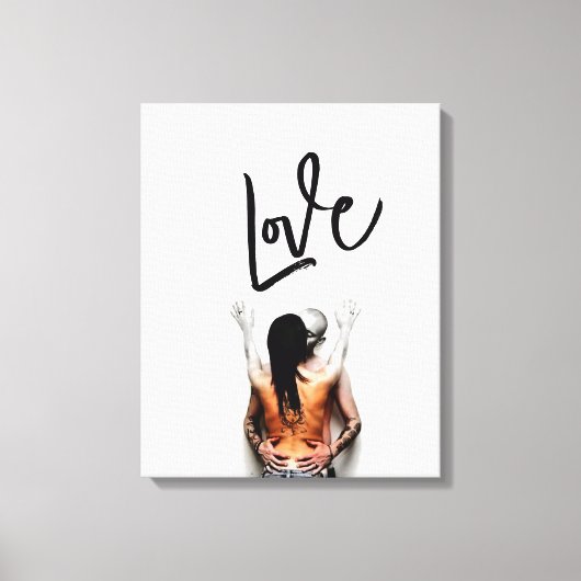 Liefde - Liefde Canvas Afdruk (Voorkant)