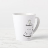 Liefde Liefde Liefde Alle Koffie Latte Mok (Rechterhoek)