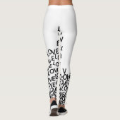 liefde liefde liefde leggings (Achterkant)