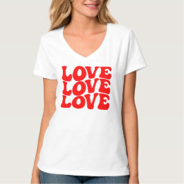 Liefde, liefde, Valentijnsdag T-shirt