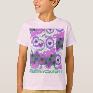 Liefde lieflijk hartgevoel met hart en ziel t-shirt