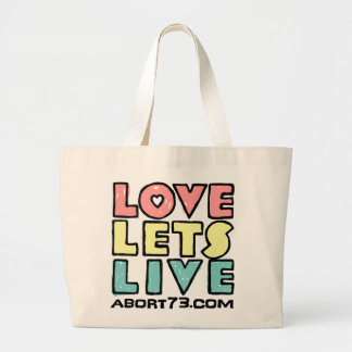 Liefde Live (Alternatief) / Abort73.com Grote Tote Bag