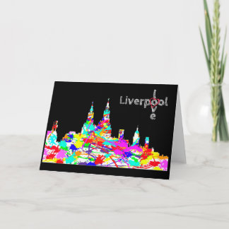 Liefde Liverpool - het Wenskaart van de Horizon Kaart