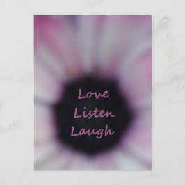 Liefde Luister Lach Briefkaart
