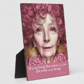 Liefde maakt ons mooty Quote tabletop Fotoplaat (Zijkant)