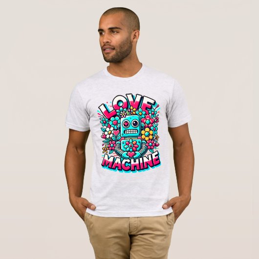 Liefde machine t-shirt (Voorkant volledig)