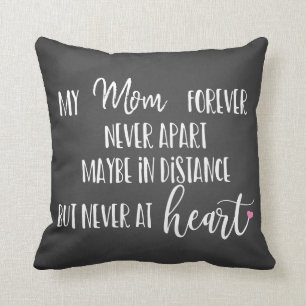 liefde mama voor altijd nooit gescheiden cadeau ov kussen