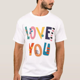 Liefde Mannen-shirt T-shirt