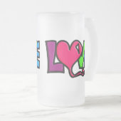 Liefde Matglas Bierpul (Voorkant rechts)