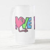 Liefde Matglas Bierpul (Voorkant links)