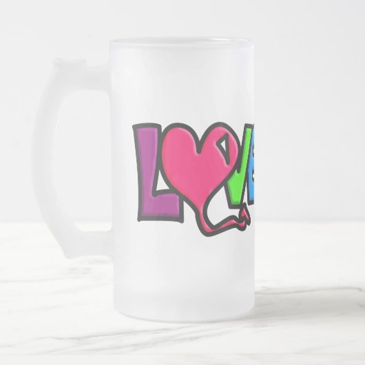 Liefde Matglas Bierpul (Links)