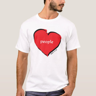 Liefde mensen t-shirt