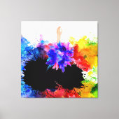 Liefde mensheid zal moderne kunst niet uithollen 1 canvas afdruk (Voorkant)