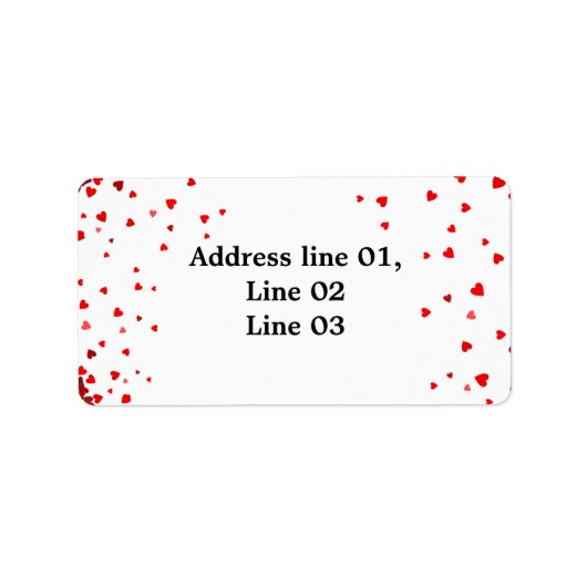 Liefde met dankbaarheid etiket (Voorkant)