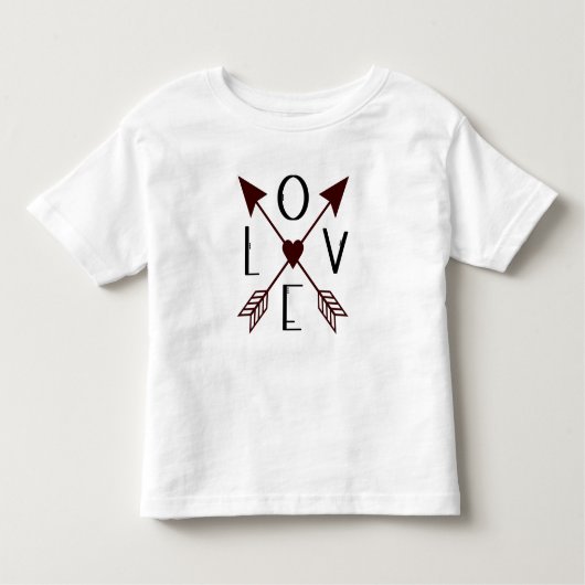 Liefde met Pijlen Peuter T-shirt (Voorkant)