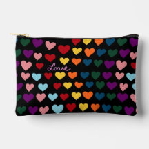 Liefde Met Regenboog van Harten