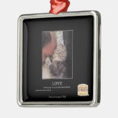 Liefde Metalen Ornament (Links)