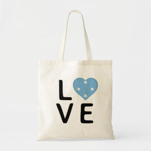 Liefde - Micronesia Flag Tote Bag