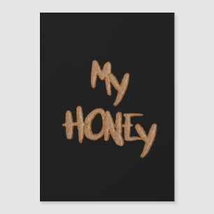 Liefde - Mijn honing in koekletters
