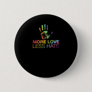 Liefde Minder haat Ronde Button 5,7 Cm