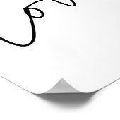 Liefde minimalist poster (Hoek)