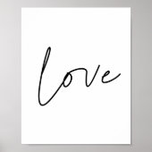 Liefde minimalist poster (Voorkant)