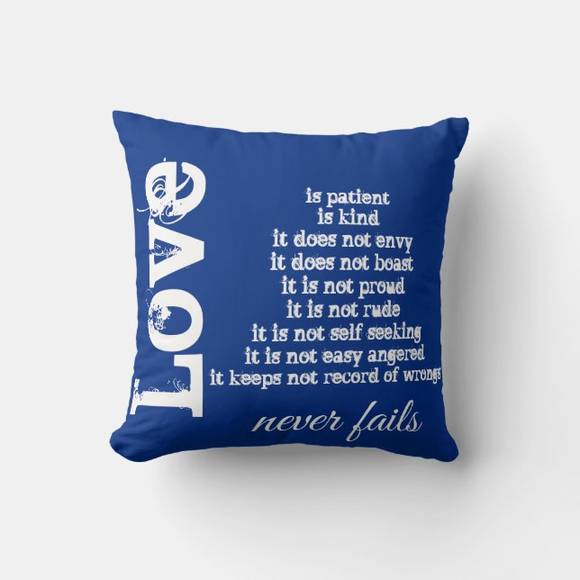 Liefde mislukt nooit Pillow Kussen (Voorkant)