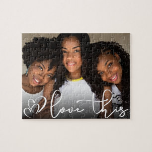 Liefde Moderne Casual hoofdfoto voor script Legpuzzel