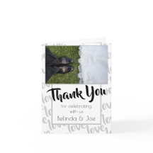 Liefde Moderne Script Typografie Dank Je