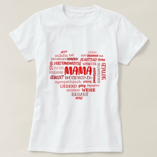 Liefde Moeder Ooit Grappig Liefhebber mama Gift Mo T-shirt (Design voorkant)