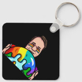 Liefde Mok & Liefde Wereld Sleutelhanger (Achterkant)