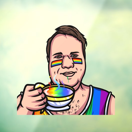 Liefde Mok Raamsticker (Vel 3)