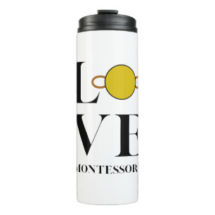 Liefde   Montessori   Golden Unit Bead Thermosbeker