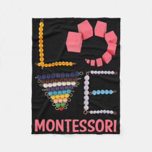Liefde Montessori Onderwijs Wiskunde Docent Fleece Deken