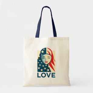 Liefde   Moslimvluchtelingen Tote Bag