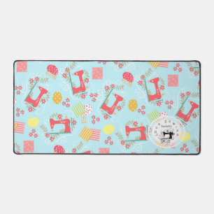 Liefde Naaimachine Blauwe Bureaumat