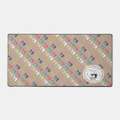 Liefde naaimachine bruin bureaumat (Voorkant)