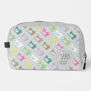 Liefde Naaimachine Monogram Grijs Toilettasje