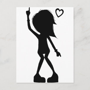 Liefde naar Dance! Briefkaart