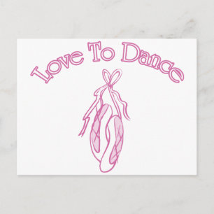 Liefde naar Dance Briefkaart