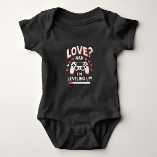 Liefde Nah Ik Niveau Omhoog Gaming Valentijnsdag Romper