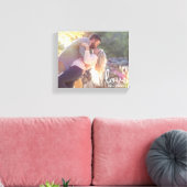 Liefde Namen Verloving Canvas Afdruk (Insitu (Woonkamer))