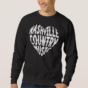 Liefde Nashville Tennessee Country Muziek Gitaar S Trui