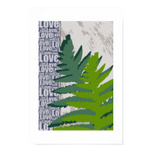 Liefde Natuur Gestileerde Blauwe & Groene Varentak