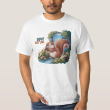 Liefde Natuur Grappige Eekhoorn