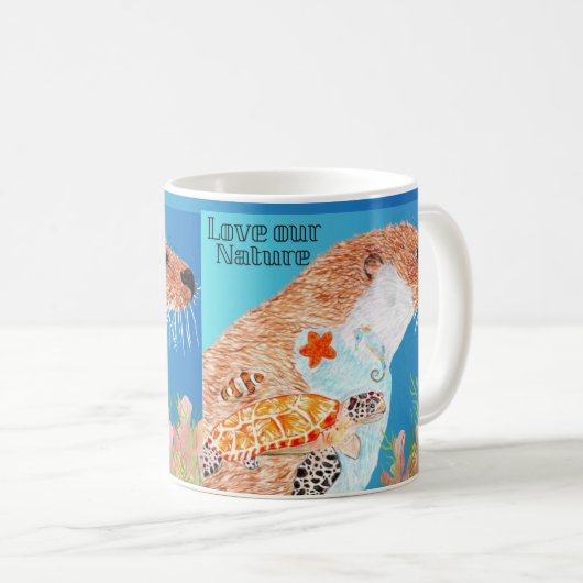 Liefde Natuur Koffiemok (Voorkant rechts)