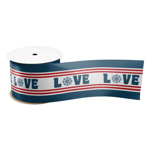 Liefde nautische vormgeving lint (Spoel)