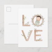 Liefde | Nieuwe baby Briefkaart (Voorkant / Achterkant)