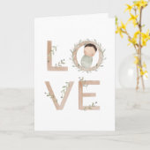 Liefde | Nieuwe baby Kaart (Gele Bloem)