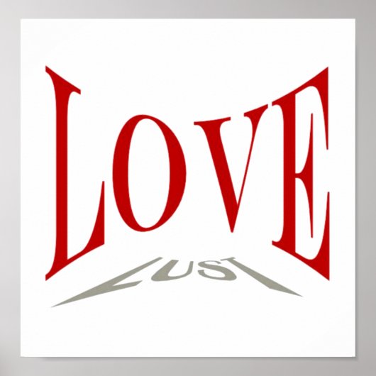 Liefde of Lust Poster (Voorkant)